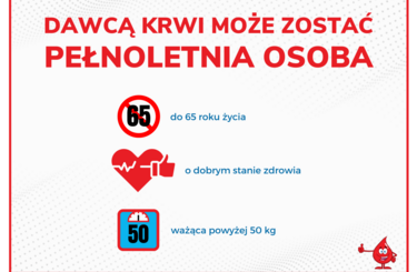 DAWCĄ KRWI MOŻE ZOSTAĆ