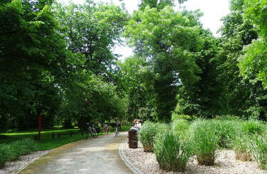 Park w Domasławiu, świetne miejsce na kr&oacute;tki odpoczynek