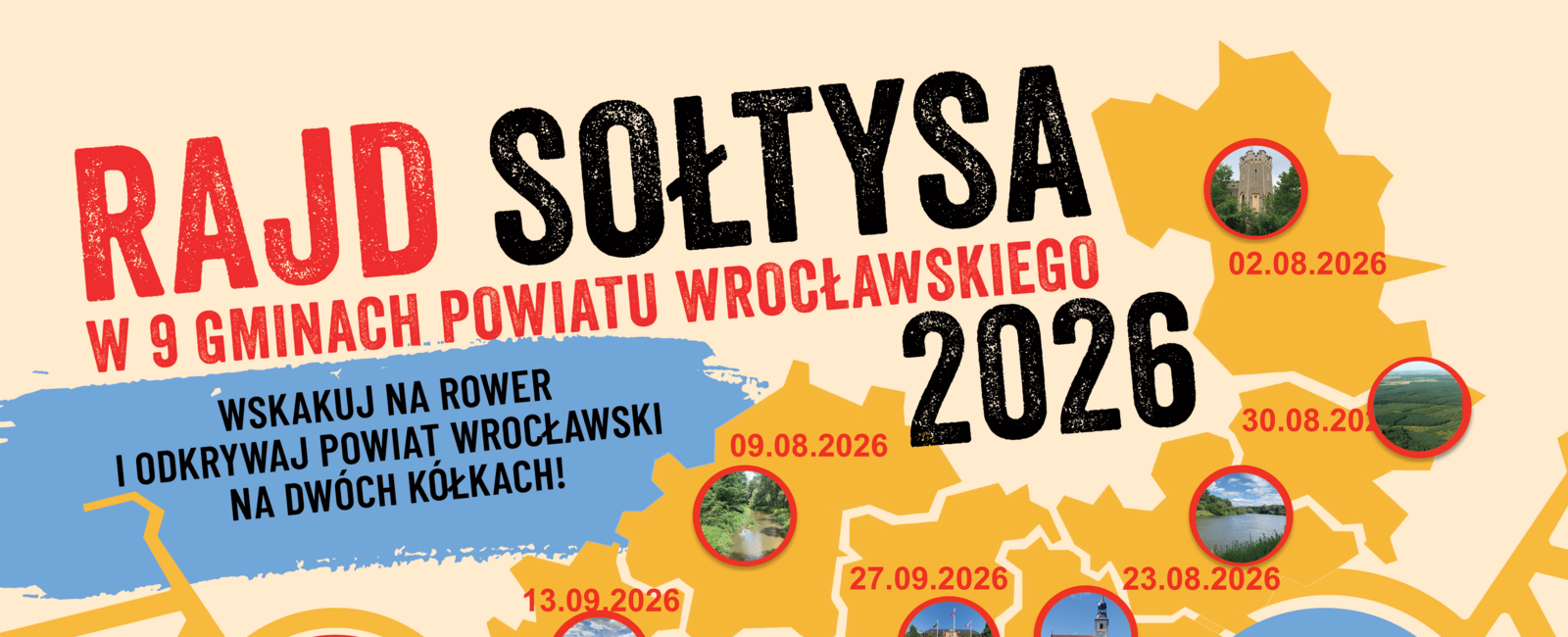 Zdjęcie do Rusza rowerowy &bdquo;Rajd Sołtysa 2026&rdquo;