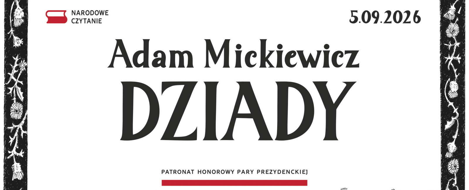 Zdjęcie do Narodowe Czytanie 2026 &ndash; &bdquo;Dziady&rdquo; Adama Mickiewicza