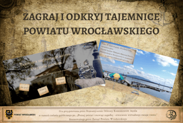 Zdjęcie do Wirtualny escape room o Powiecie Wrocławskim powraca!