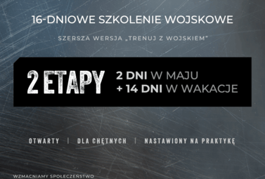 Zdjęcie do Trenuj jak żołnierz !