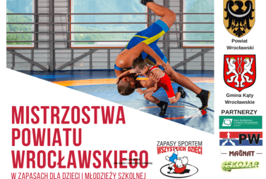 Zdjęcie do MISTRZOSTWA POWIATU WROCŁAWSKIEGO W ZAPASACH DLA DZIECI I MŁODZIEŻY...
