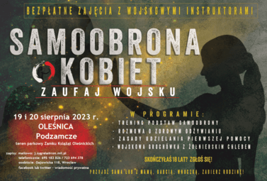 Zdjęcie do &bdquo;Samoobrona kobiet &ndash; zaufaj wojsku&rdquo; &ndash; ruszają...