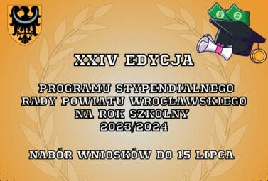 Zdjęcie do Ostatni dzwonek na złożenie wniosku o stypendium Rady Powiatu Wrocławskiego