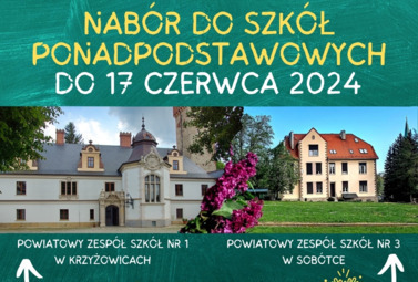 Zdjęcie do Rekrutacja do szk&oacute;ł ponadpodstawowych na p&oacute;łmetku!