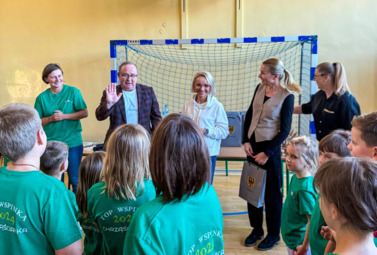 Zdjęcie do Emocjonujące I Mistrzostwa Powiatu Wrocławskiego we wspinaczce Sportowej...