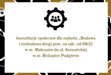 Zdjęcie do Budowa i rozbudowa drogi pow. na odc. od DK35 w m. Małusz&oacute;w do...
