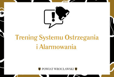 Zdjęcie do Trening Systemu Ostrzegania i Alarmowania 
