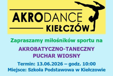 Zdjęcie do Akrobatyczno-Taneczny Puchar Wiosny &ndash; zawody sportowe