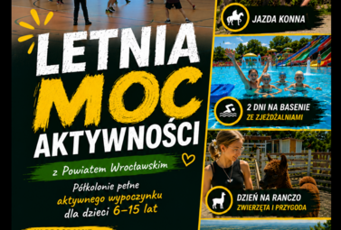 Zdjęcie do Letnia Moc Aktywności Wakacje z Powiatem Wrocławskim 2026