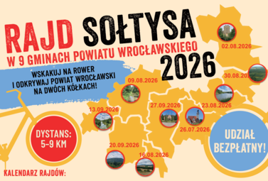 Zdjęcie do Rusza rowerowy &bdquo;Rajd Sołtysa 2026&rdquo;