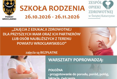 Zdjęcie do Zajęcia z edukacji zdrowotnej dla przyszłych mam oraz ich partner&oacute;w...