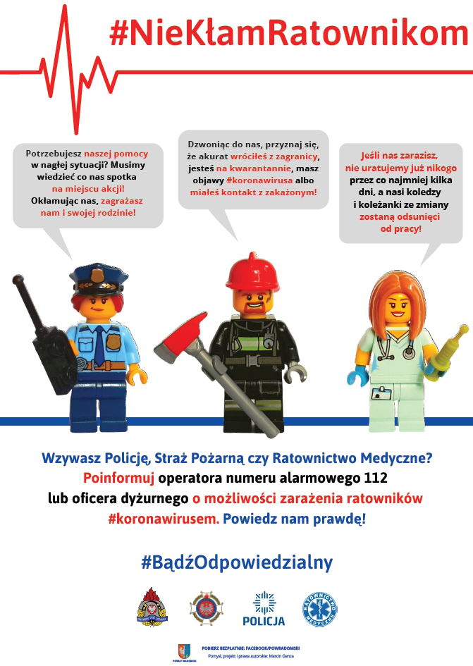 plakat nie kłam ratownika plakat nie kłam ratownika