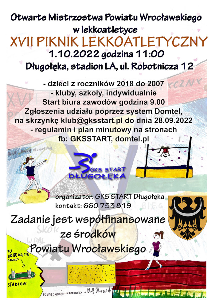 plakat XVII PIKNIK LEKKOATLETYCZNY