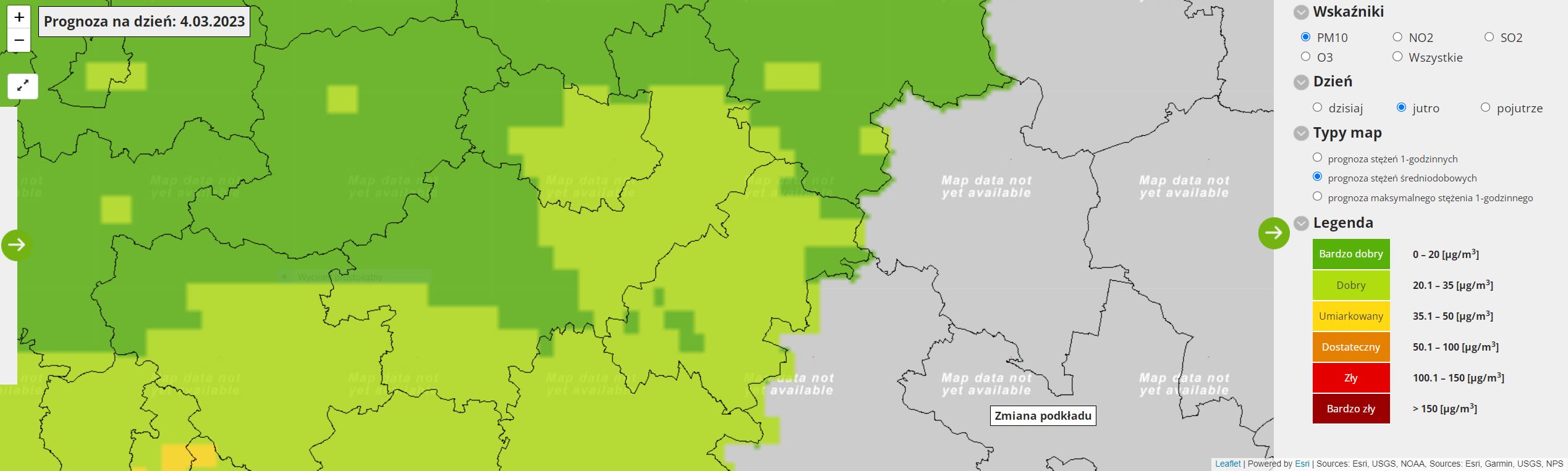 Mapa - Sobota