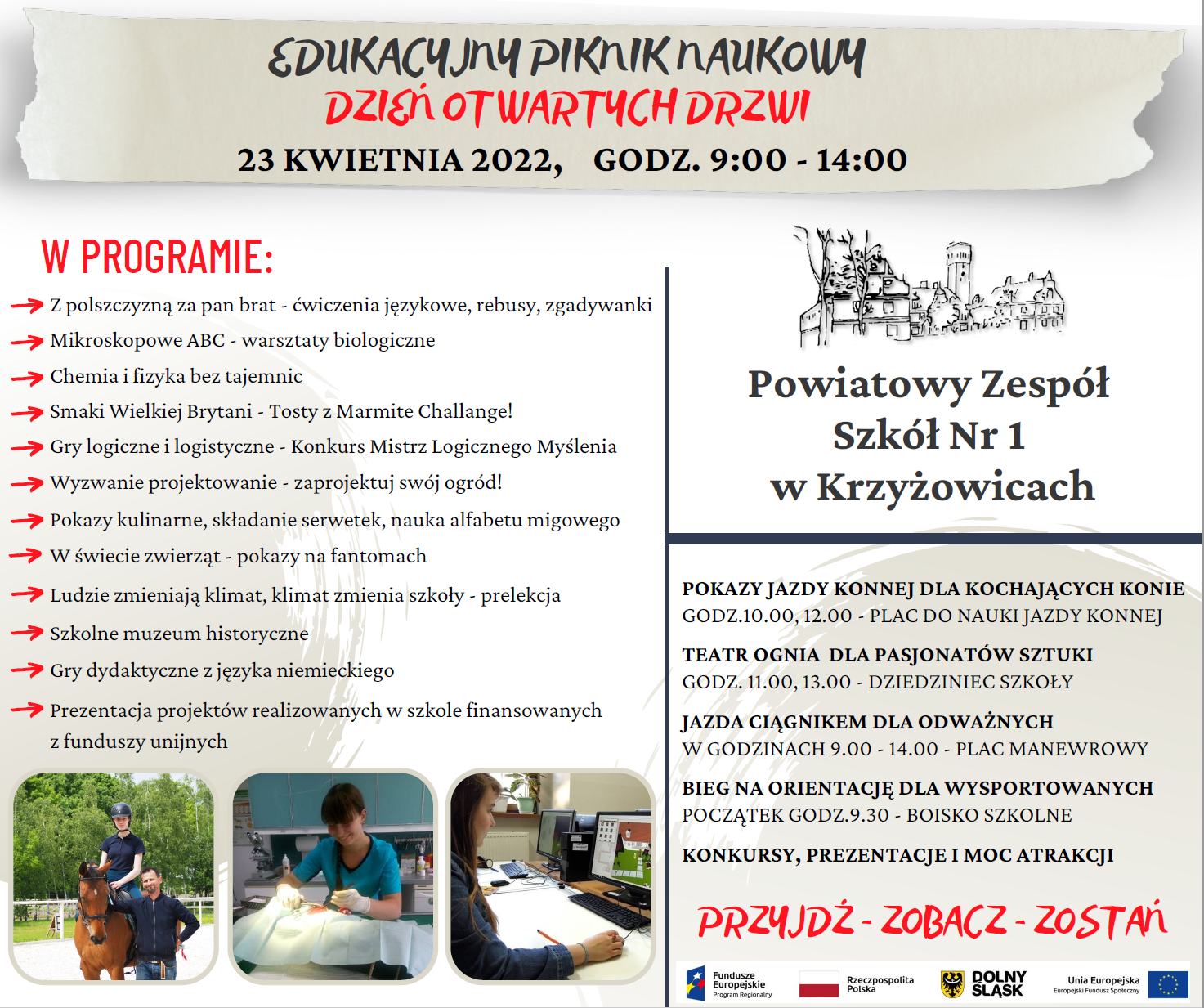 Plakat - Edukacyjny piknik naukowy