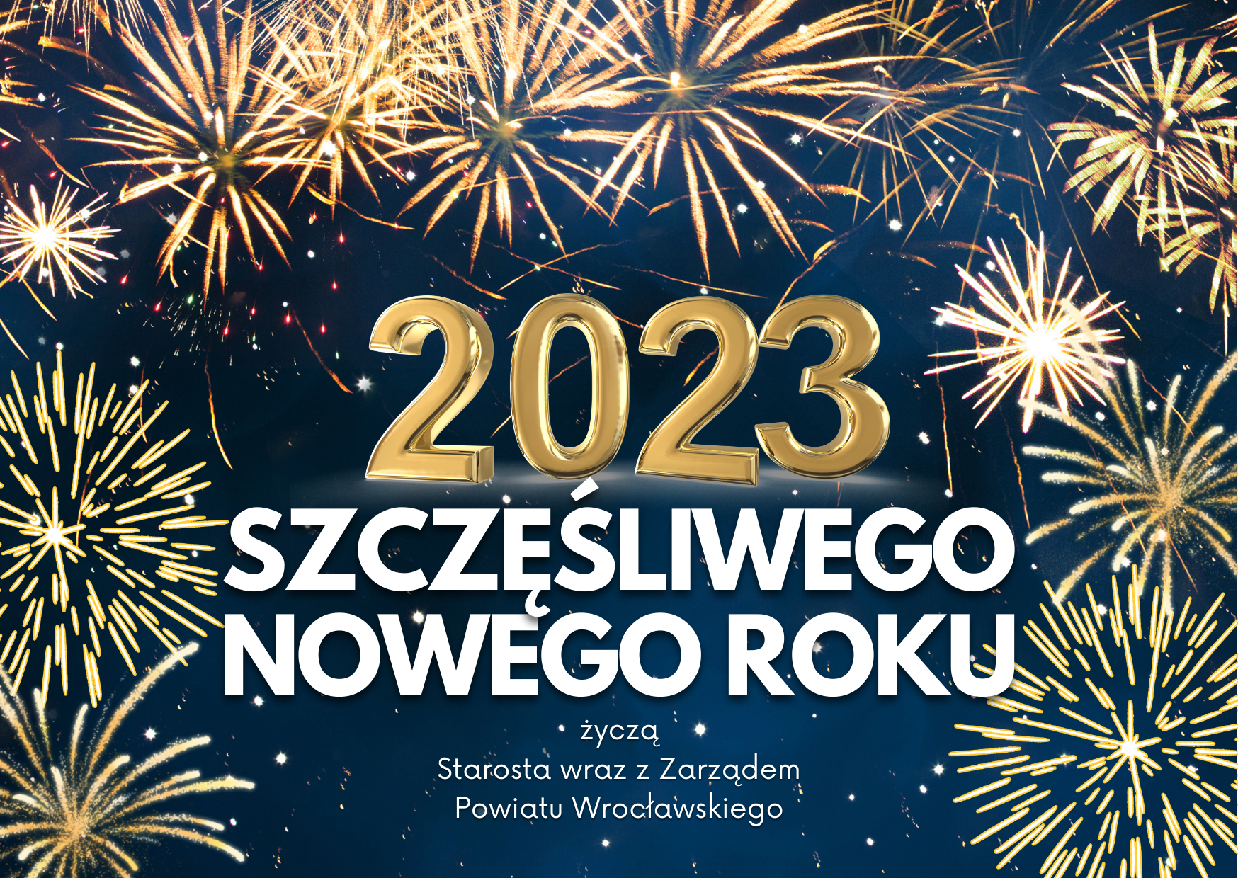 Szczęśliwego Nowego Roku 2023