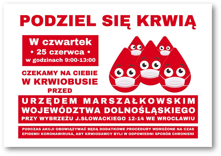 plakat podziel się krwią plakat podziel się krwią