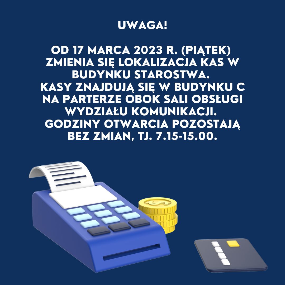 zmiana lokalizacji kas